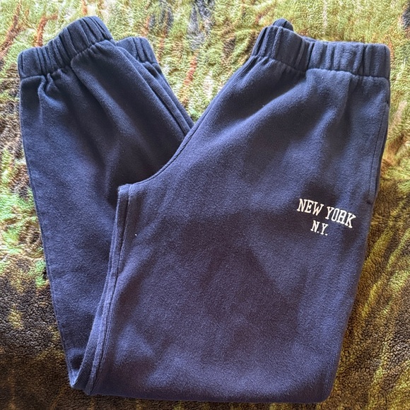 Brandy Melville Pants - Brandy Melville Dark Blue Joggers